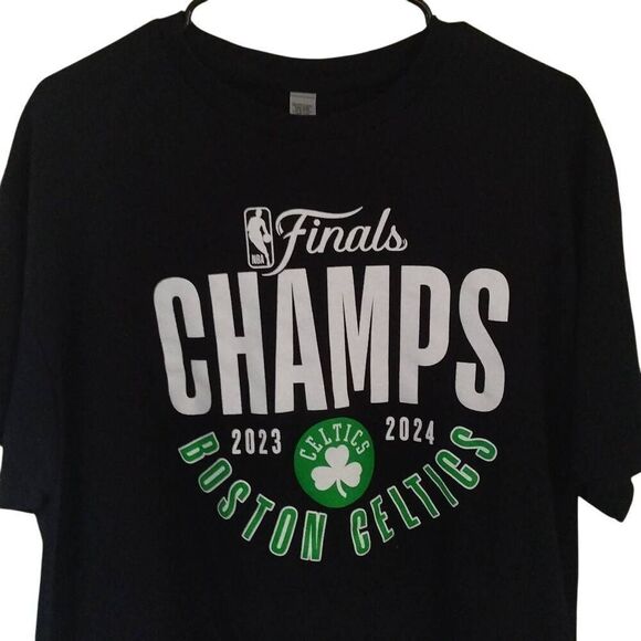 NBA Boston Celtics Champs T-shirt XXL Black NWOT - Picture 3 of 8
